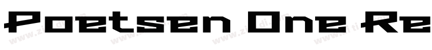 Poetsen One Regular字体转换